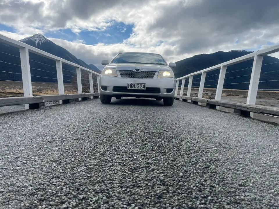Head-on on a one-lane bridge